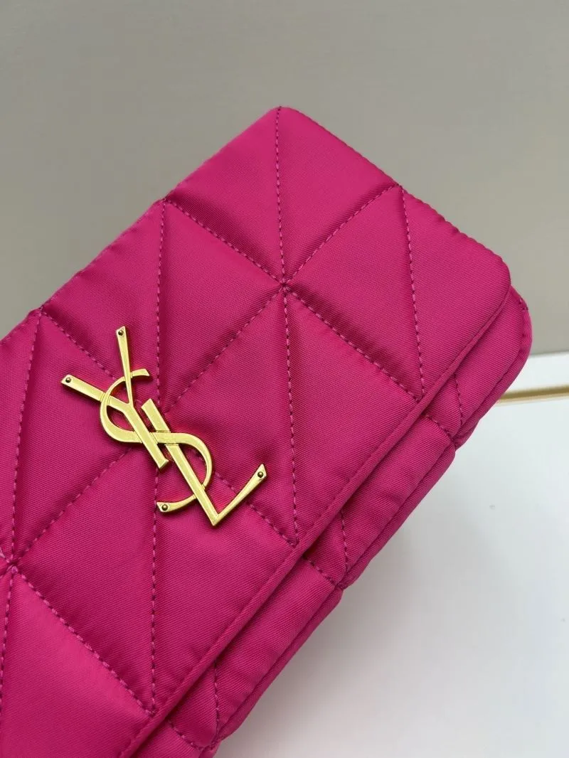 YSL Fuchsia Quilted Shoulder Bag 60911 - Image 5