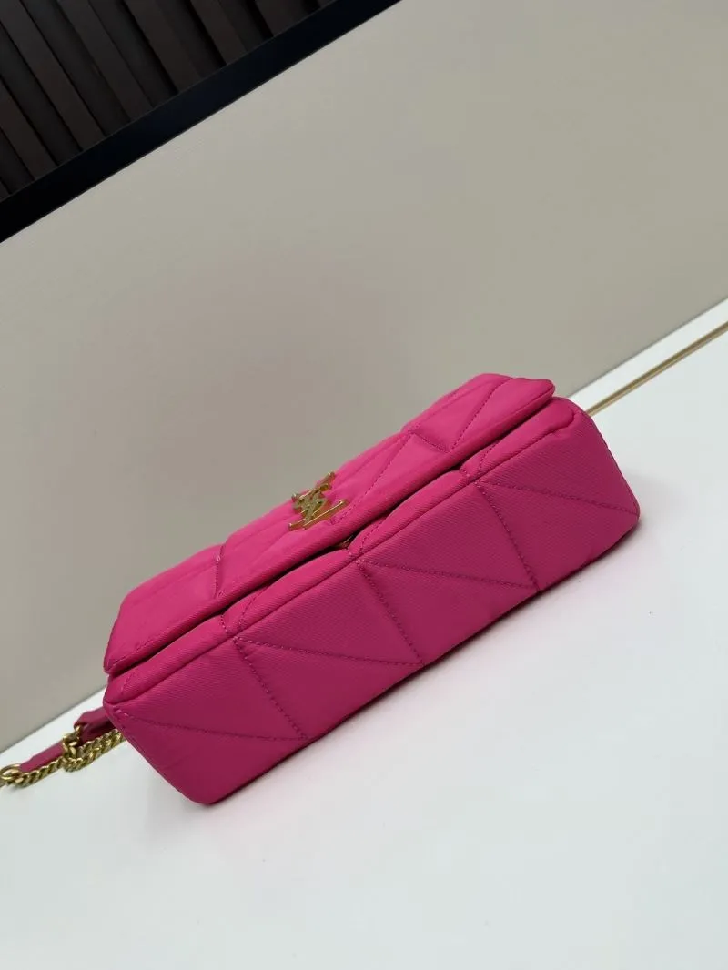YSL Fuchsia Quilted Shoulder Bag 60911 - Image 6