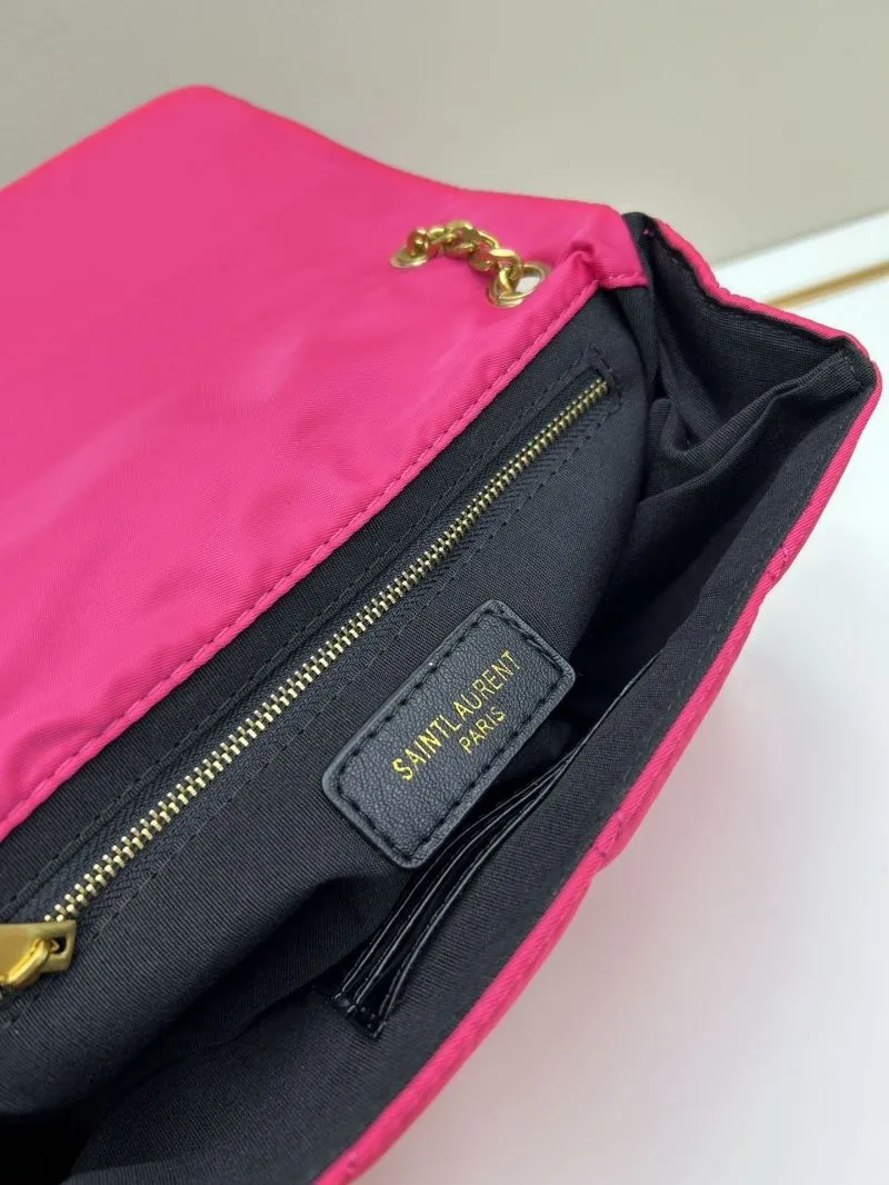 YSL Fuchsia Quilted Shoulder Bag 60911 - Image 8
