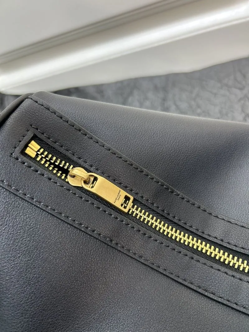 YSL Black Top Handle Bag KK753826 - Image 6