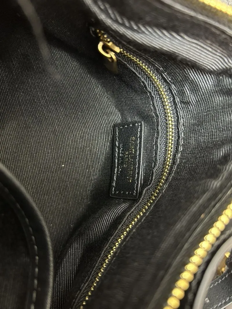 YSL Black Top Handle Bag KK753826 - Image 9