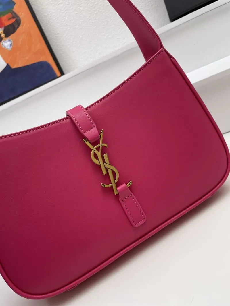 YSL Hot Pink Hobo Bag KK657228 Size 25cm - Image 4