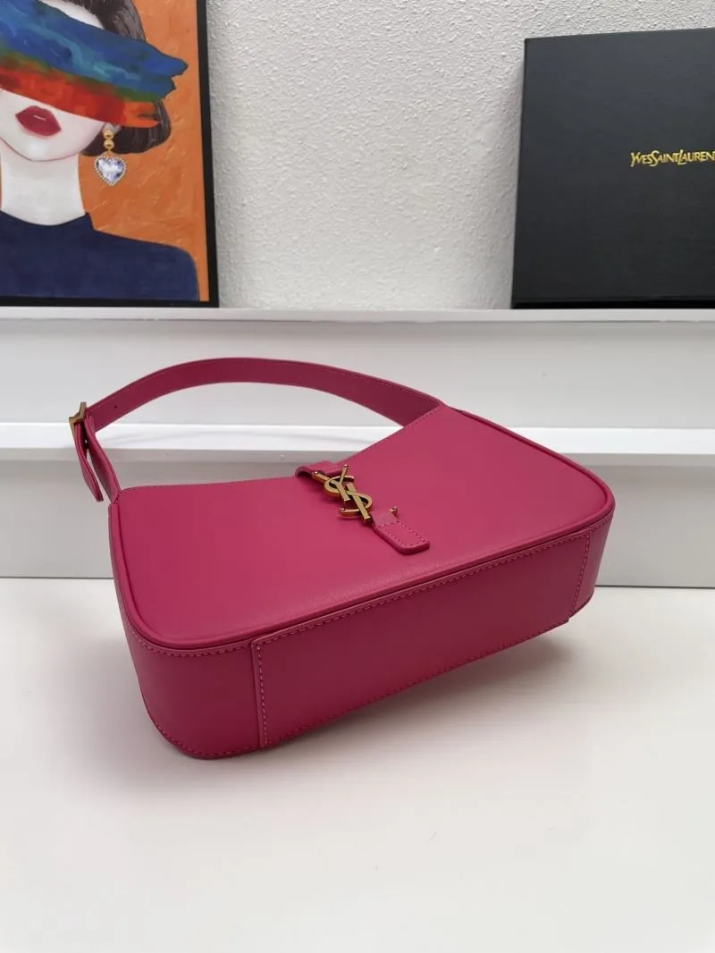YSL Hot Pink Hobo Bag KK657228 Size 25cm - Image 7