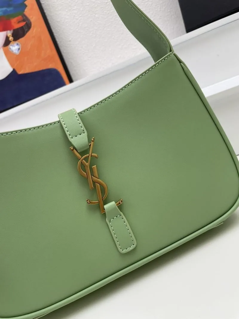 YSL Light Green Hobo Bag KK657228 Size 25cm - Image 4