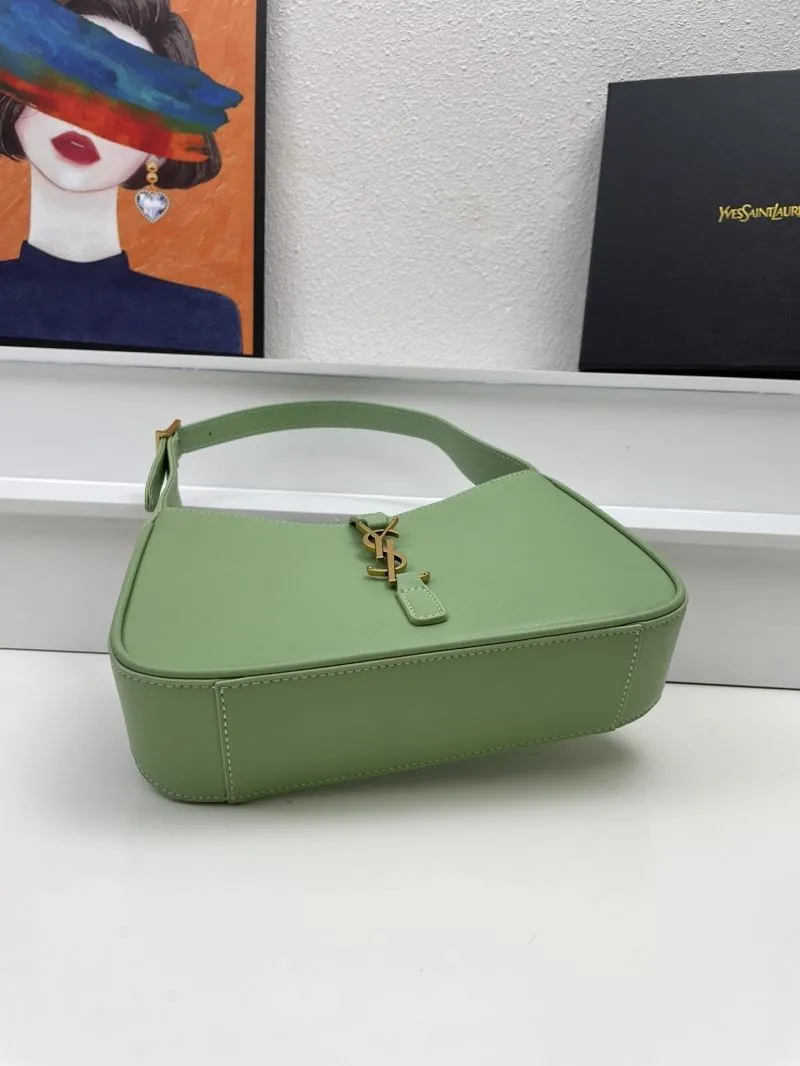 YSL Light Green Hobo Bag KK657228 Size 25cm - Image 7