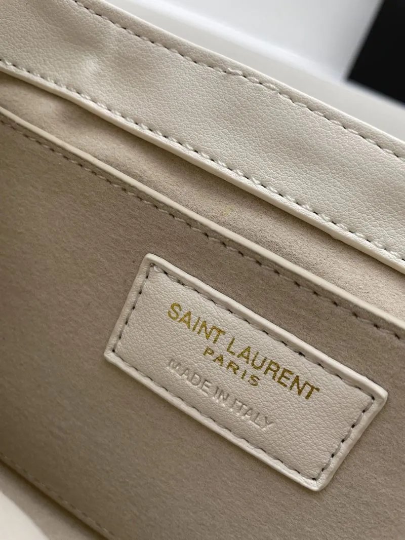 YSL White Quilted Top Handle Bag KK698567 - Image 8