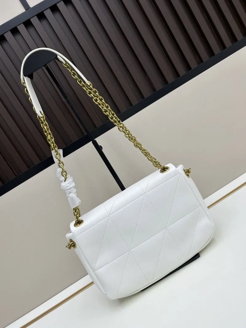 Alternative view of YSL White Chain Shoulder Bag 8805