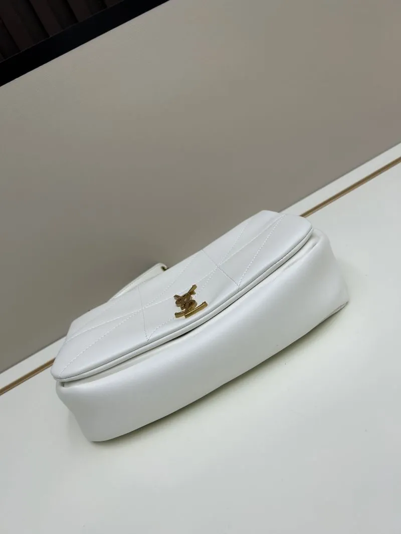YSL White Chain Shoulder Bag 8805 - Image 5