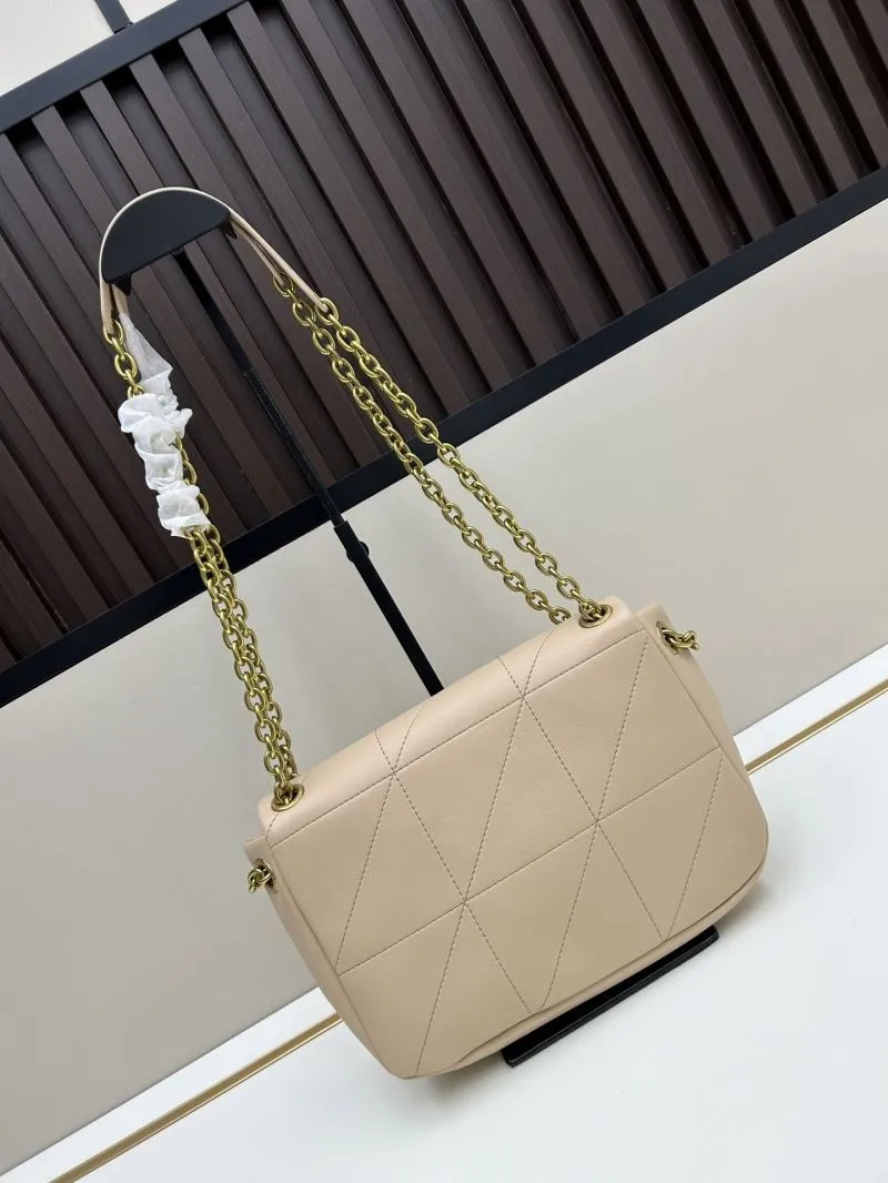 Alternative view of YSL Beige Quilted Chain Shoulder Bag 8805