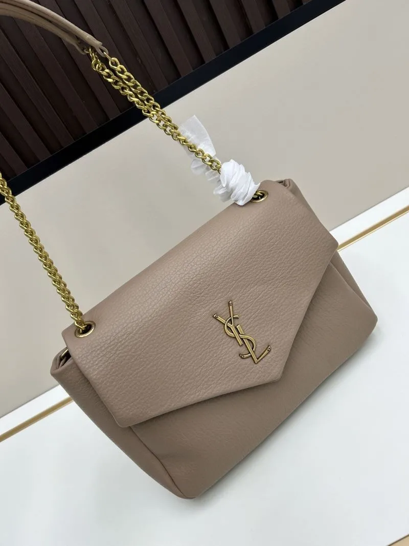 Alternative view of YSL Beige Top Handle Chain Shoulder Bag 6113