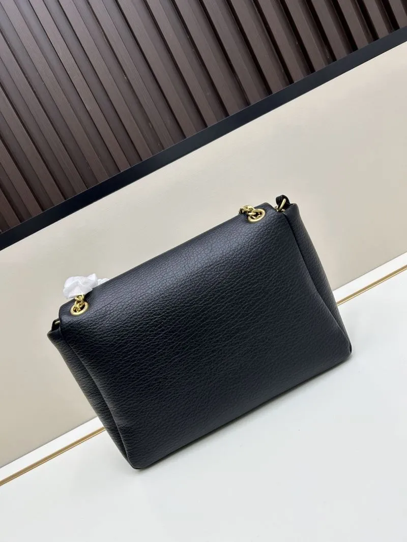 YSL Black Top Handle Chain Bag 6113 - Image 3