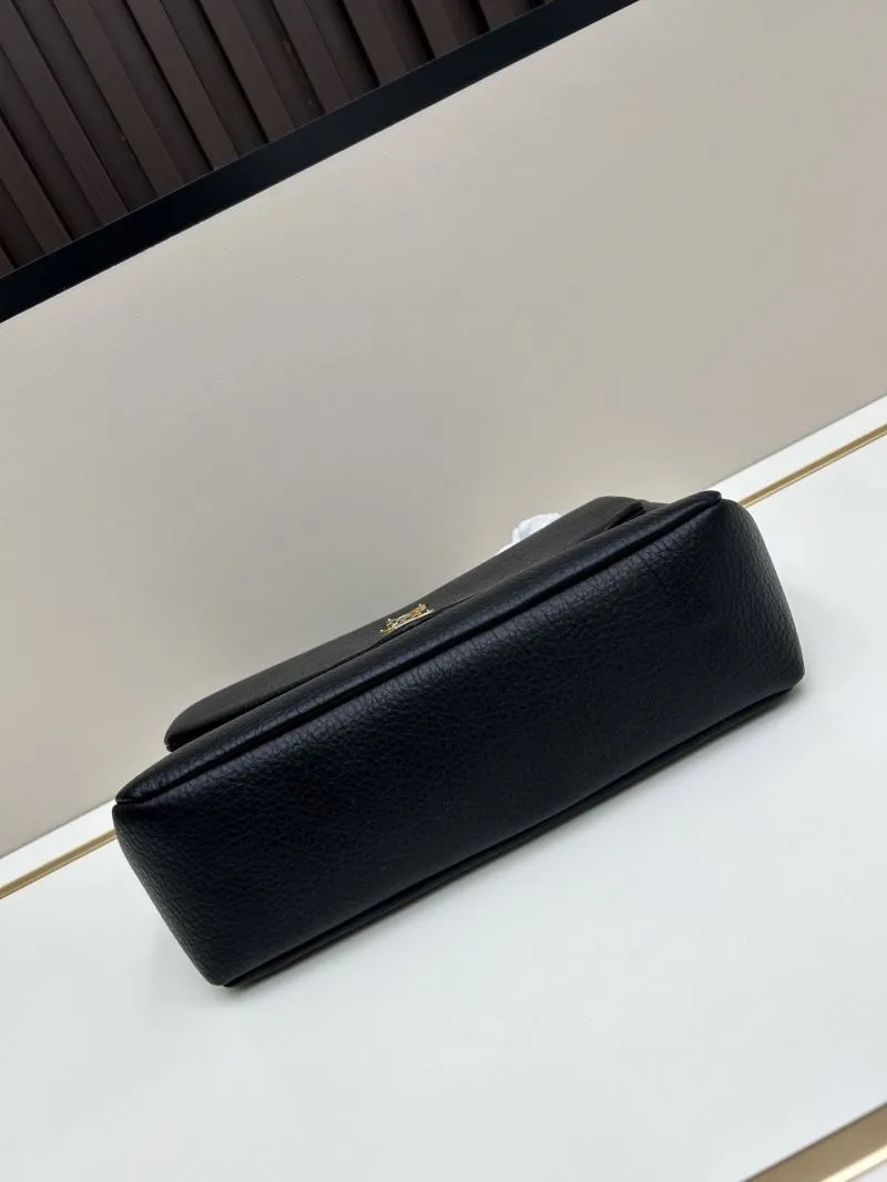 YSL Black Top Handle Chain Bag 6113 - Image 5
