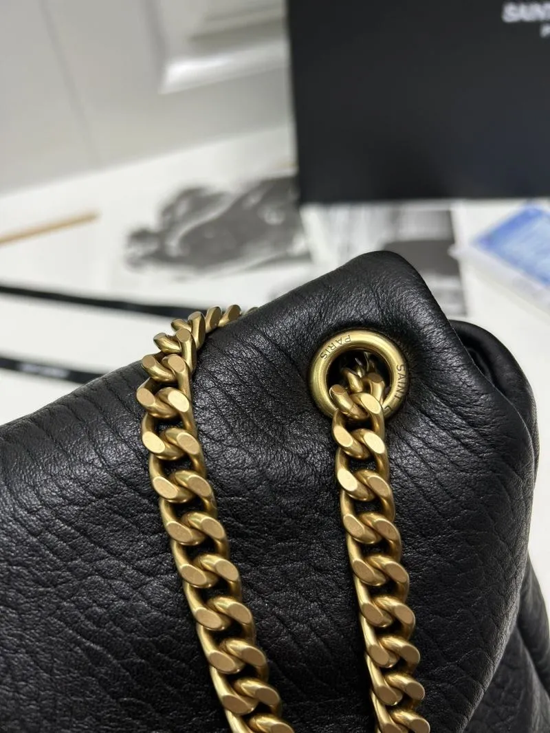 Saint Laurent Black Top Handle Shoulder Bag 777399 - Image 6