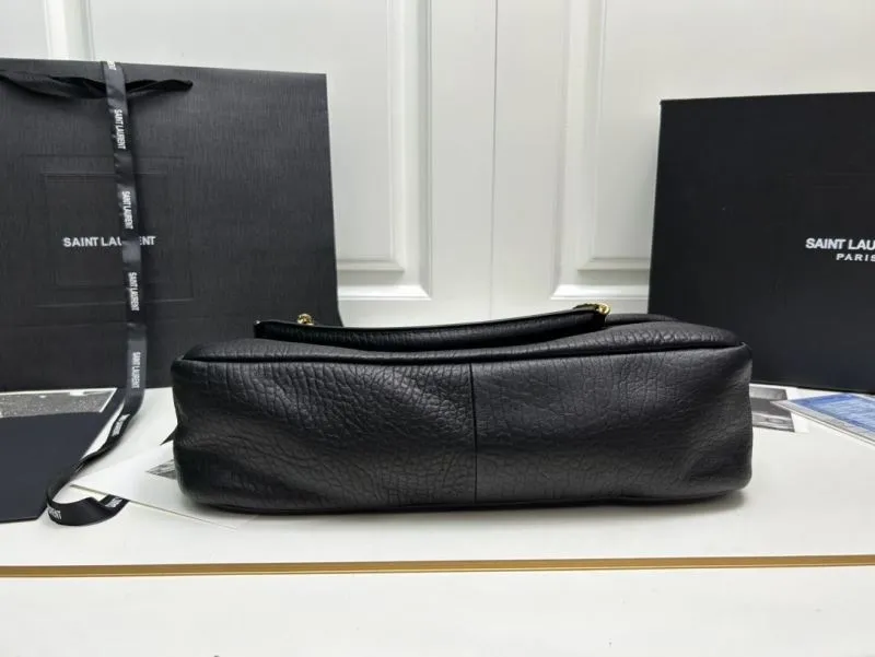 Saint Laurent Black Top Handle Shoulder Bag 777399 - Image 7