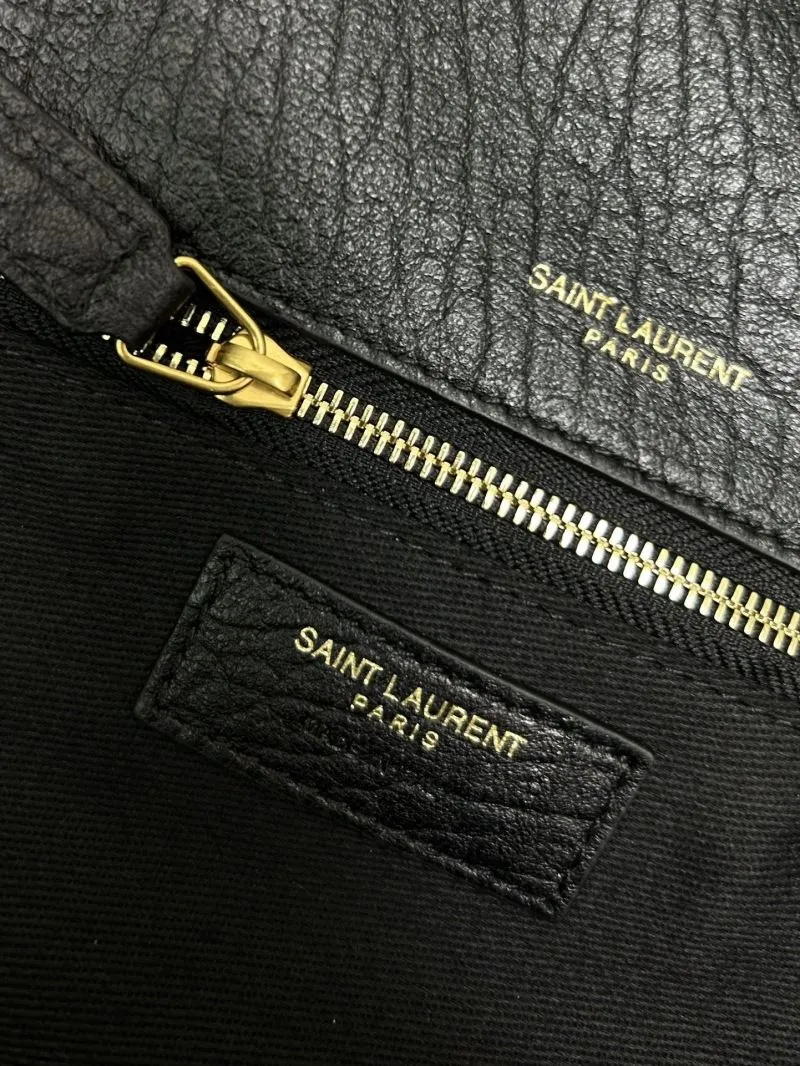 Saint Laurent Black Top Handle Shoulder Bag 777399 - Image 9