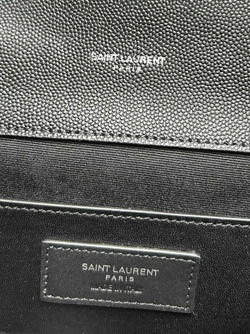 YSL Black Quilted Chain Shoulder Bag 600185 - Image 9