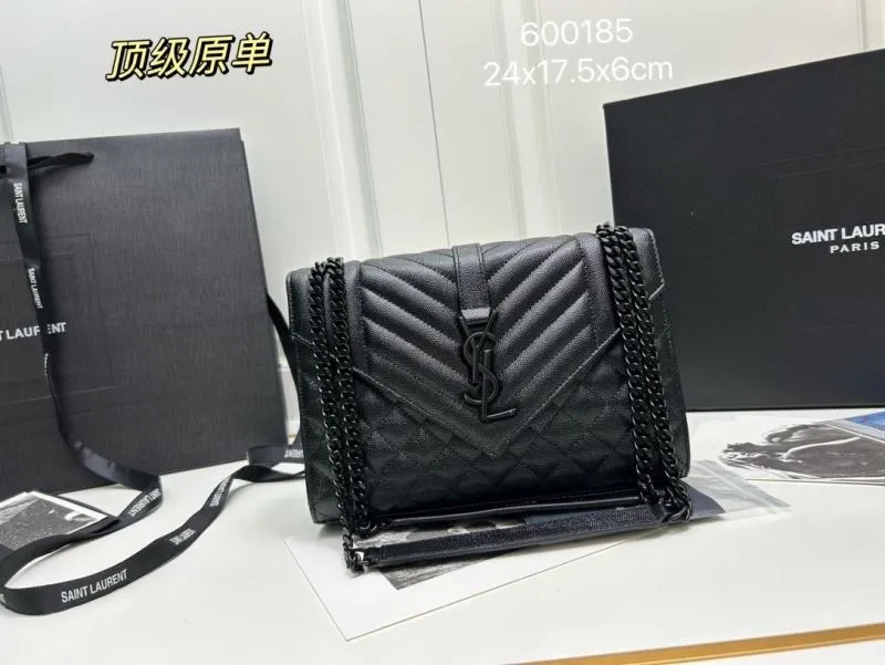 Saint Laurent Black Chain Shoulder Bag 600185