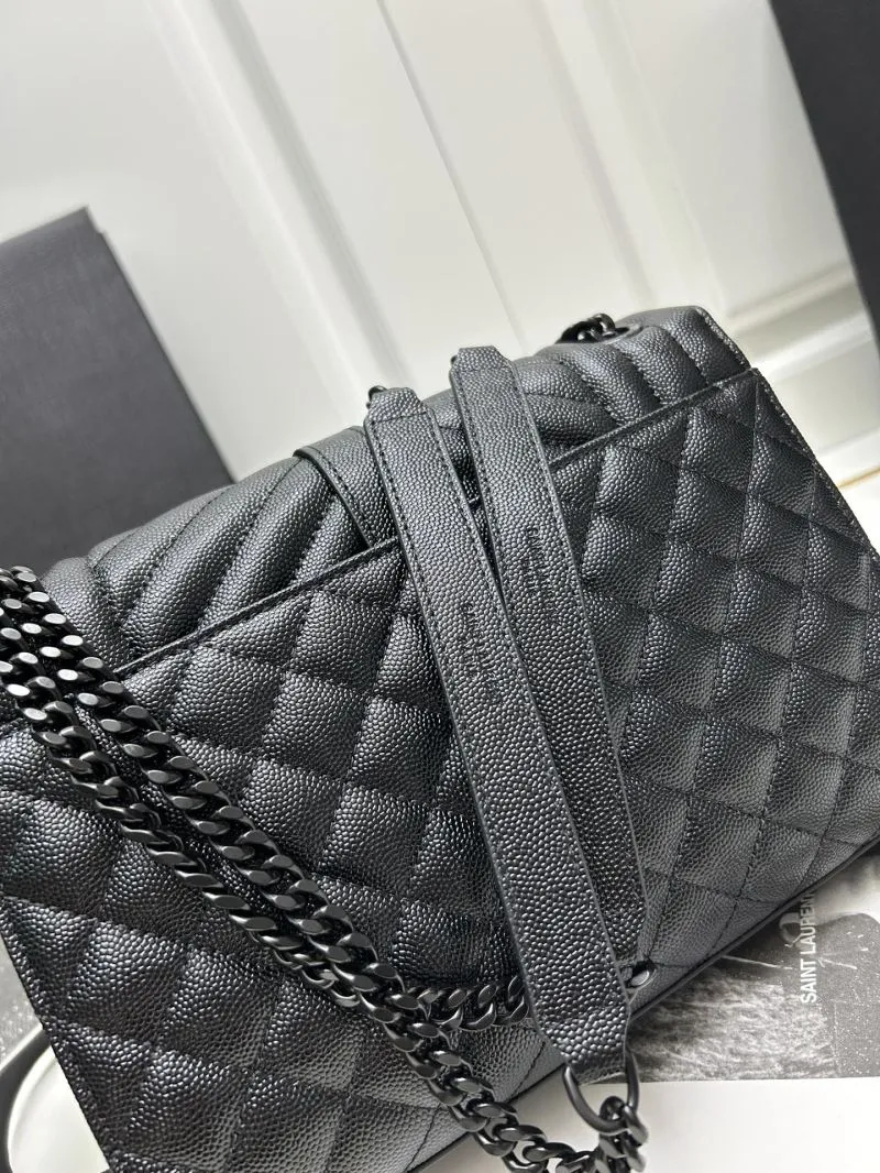 Saint Laurent Black Chain Shoulder Bag 600185 - Image 8