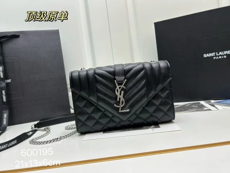 Saint Laurent Black Chain Shoulder Bag 600195