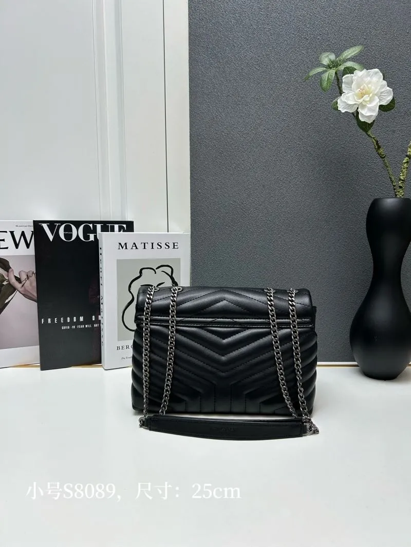 Alternative view of YSL Small Black Chain Shoulder Bag S8089 25cm