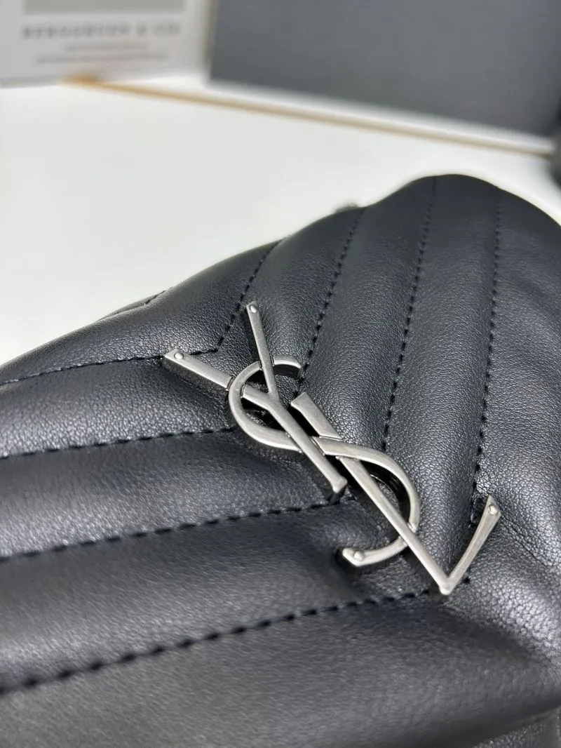 YSL Small Black Chain Shoulder Bag S8089 25cm - Image 5