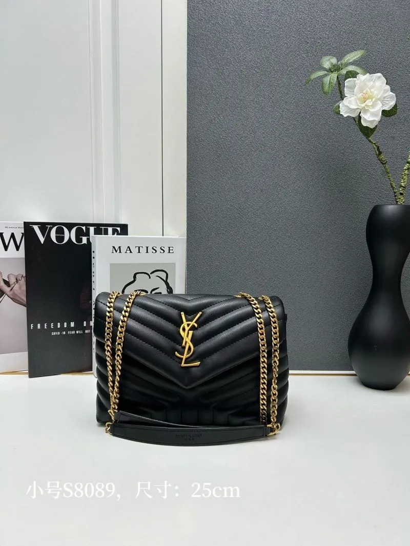 YSL Black Small Chain Shoulder Bag S8089