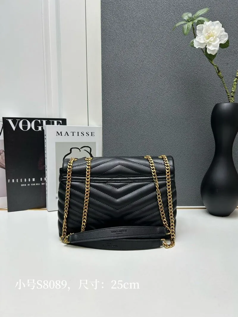 Alternative view of YSL Black Small Chain Shoulder Bag S8089