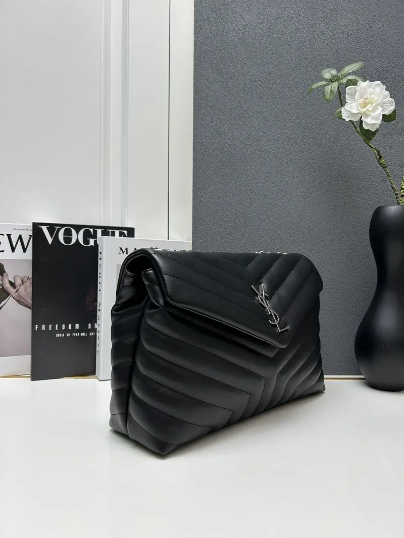 YSL Large Black Top Handle Bag S8086 - Image 3