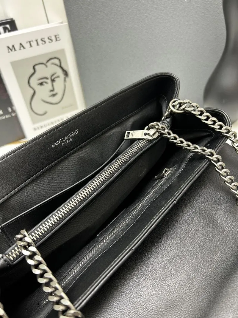 YSL Large Black Top Handle Bag S8086 - Image 9