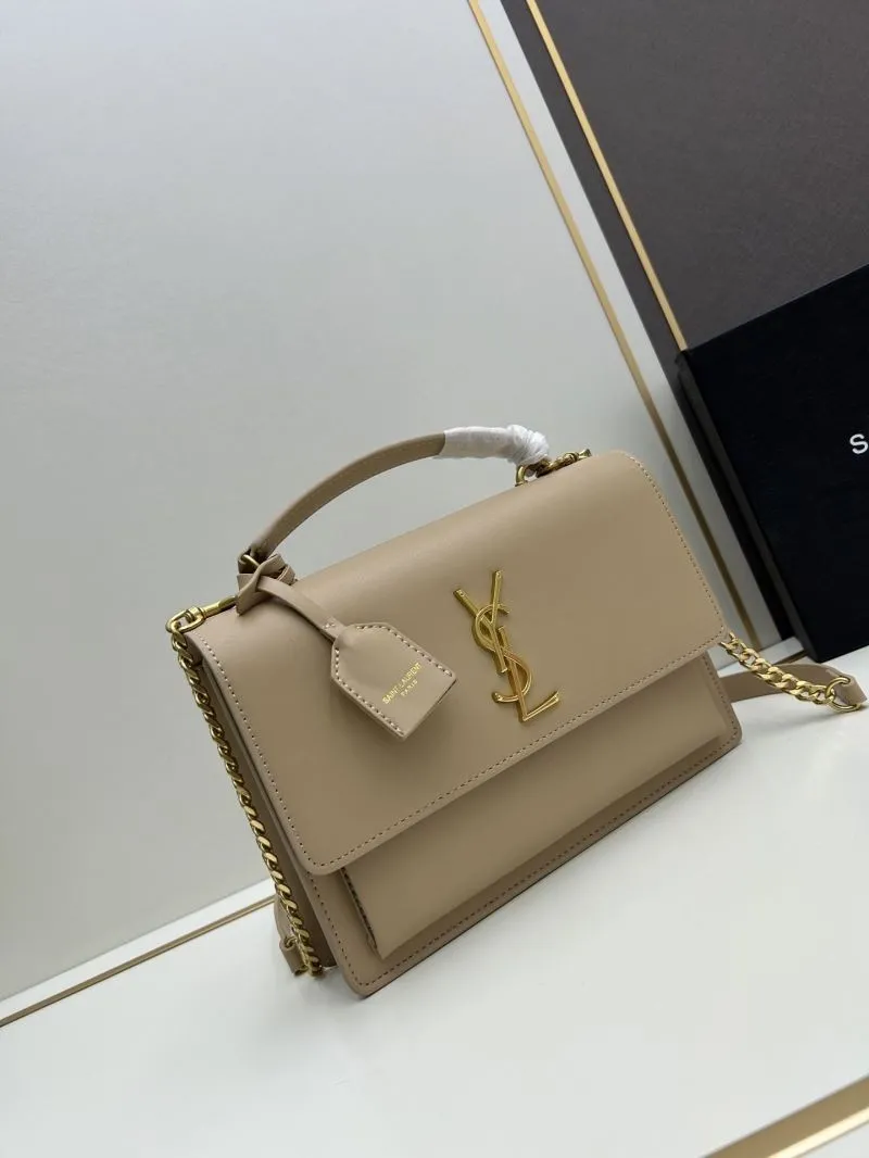 Alternative view of YSL Beige Top Handle Crossbody Bag 8858