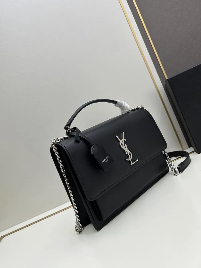 Alternative view of YSL Black Top Handle Crossbody Bag 8858