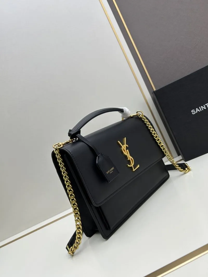Alternative view of YSL Black Top Handle Crossbody Bag 8858
