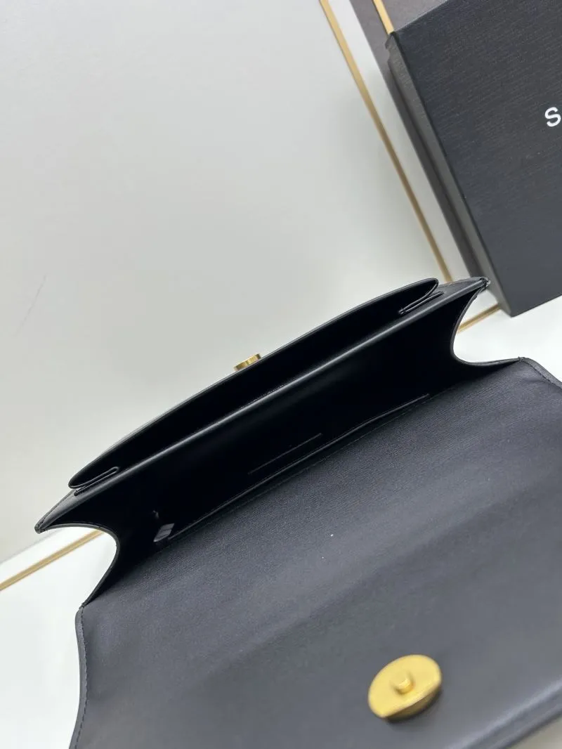 YSL Black Top Handle Crossbody Bag 8858 - Image 7