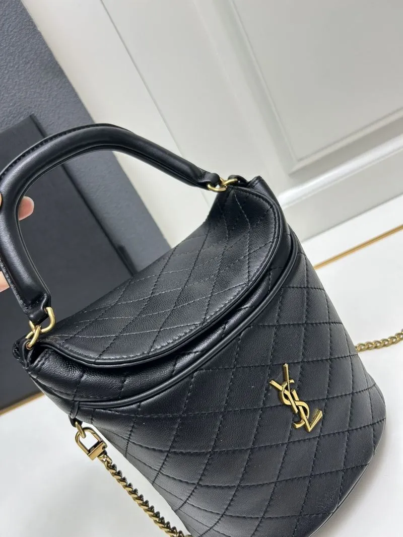 Saint Laurent Black Bucket Bag s08040 - Image 4