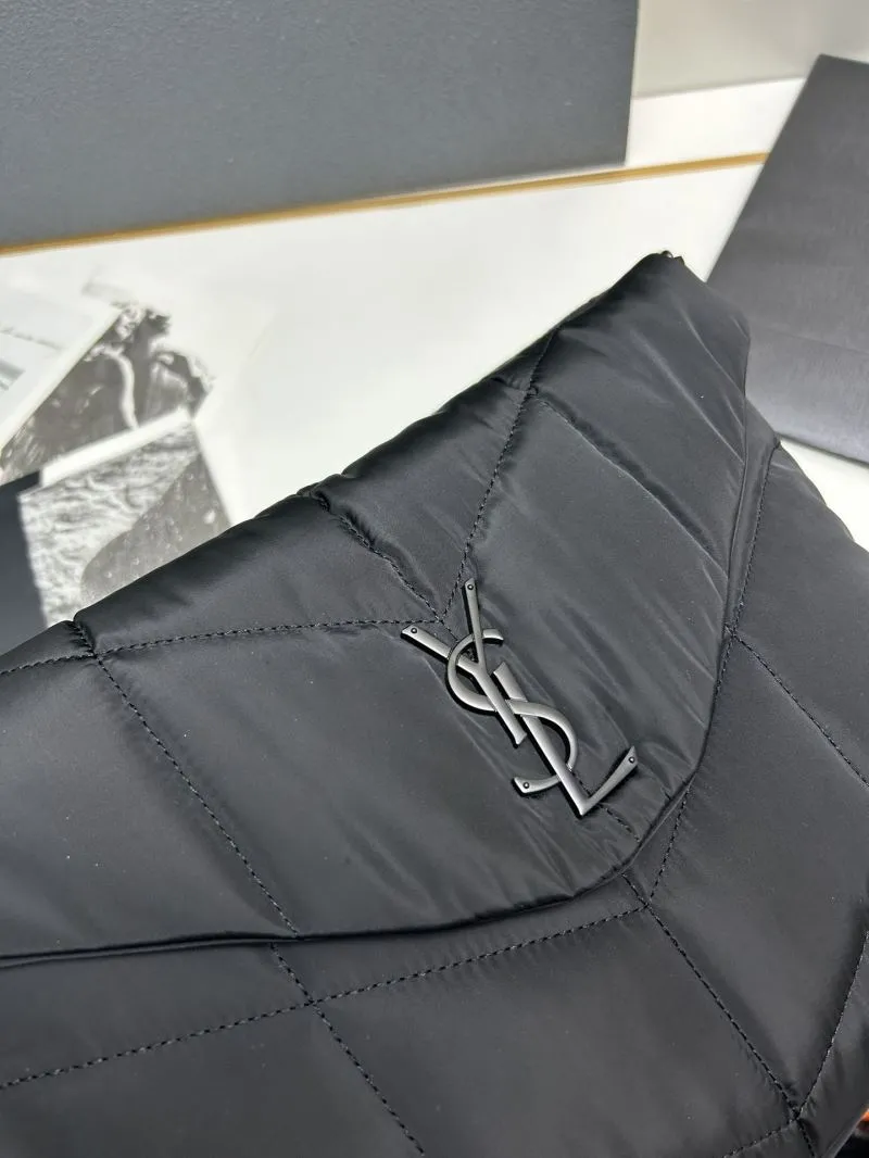 YSL Black Quilted Shoulder Bag 733630 - Image 4