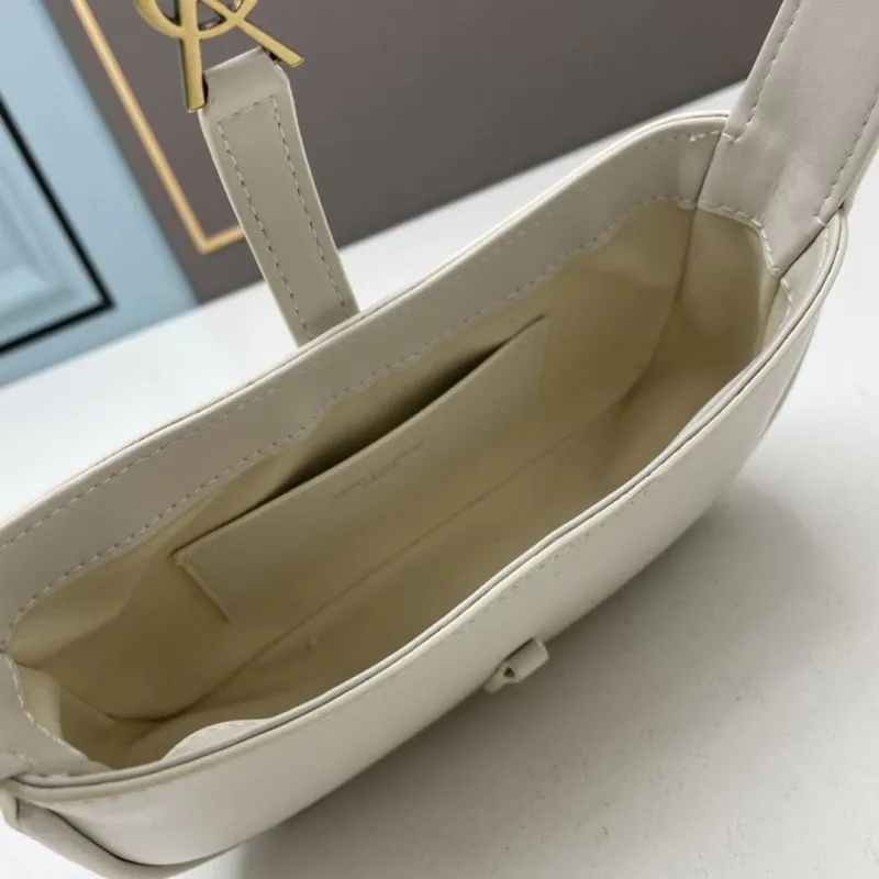 YSL White Top Handle Bag 858 - Image 7