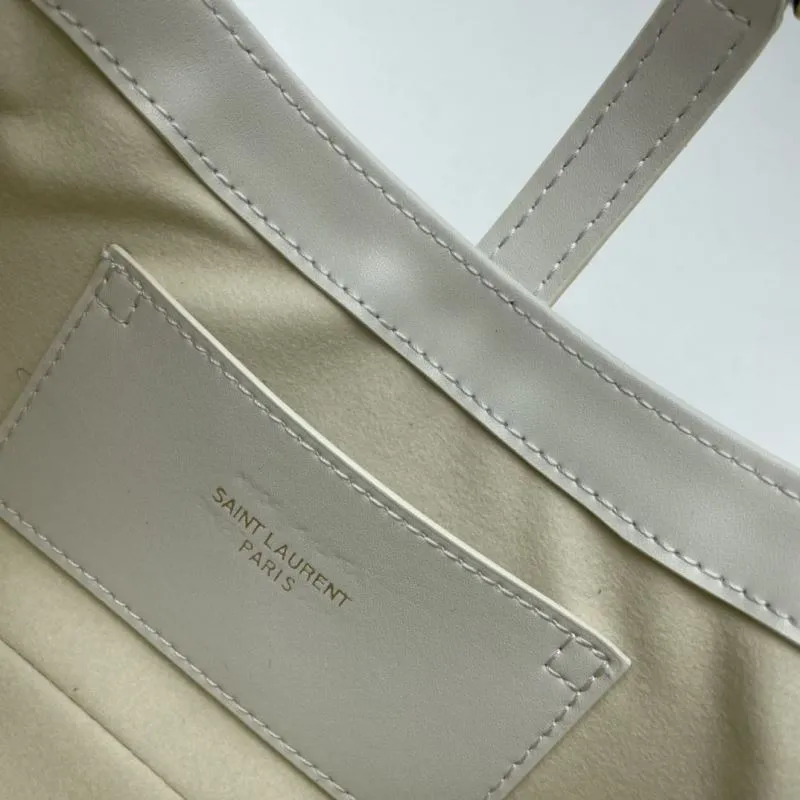 YSL White Top Handle Bag 858 - Image 8