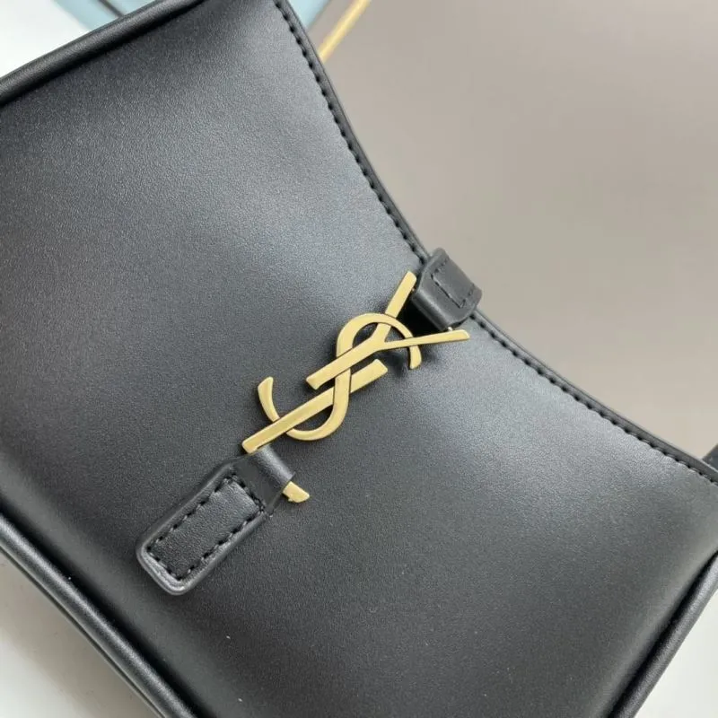 YSL Black Hobo Bag 860 - Image 5