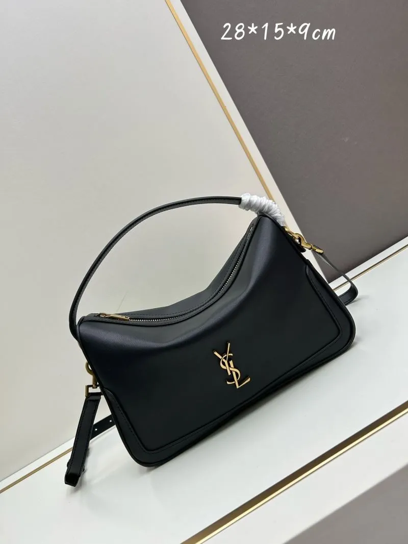 YSL Black Top Handle Bag 866