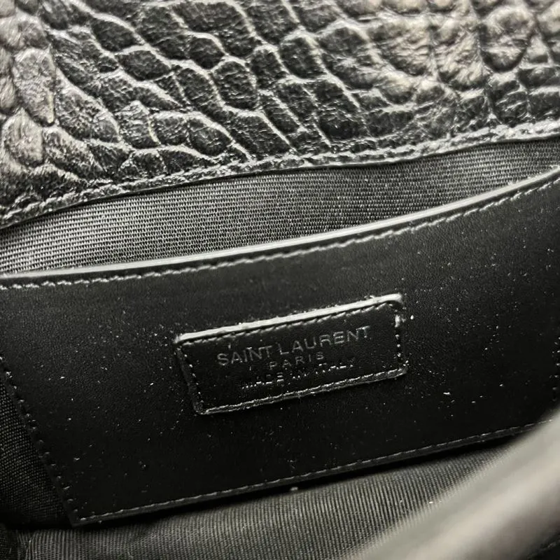 Alternative view of Saint Laurent Black Mini Chain Shoulder Bag S01002