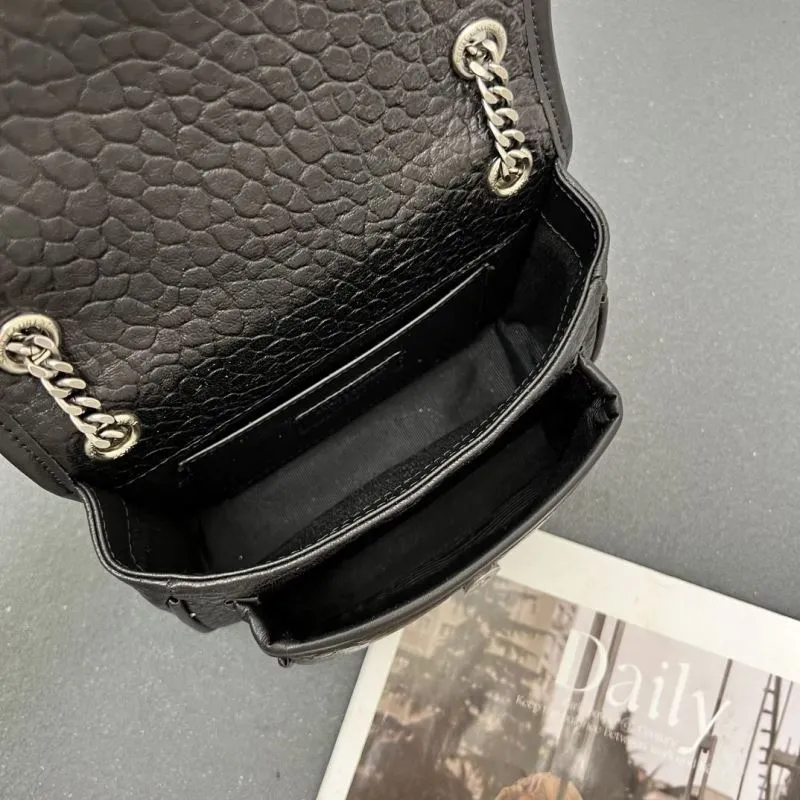 Saint Laurent Black Mini Chain Shoulder Bag S01002 - Image 10