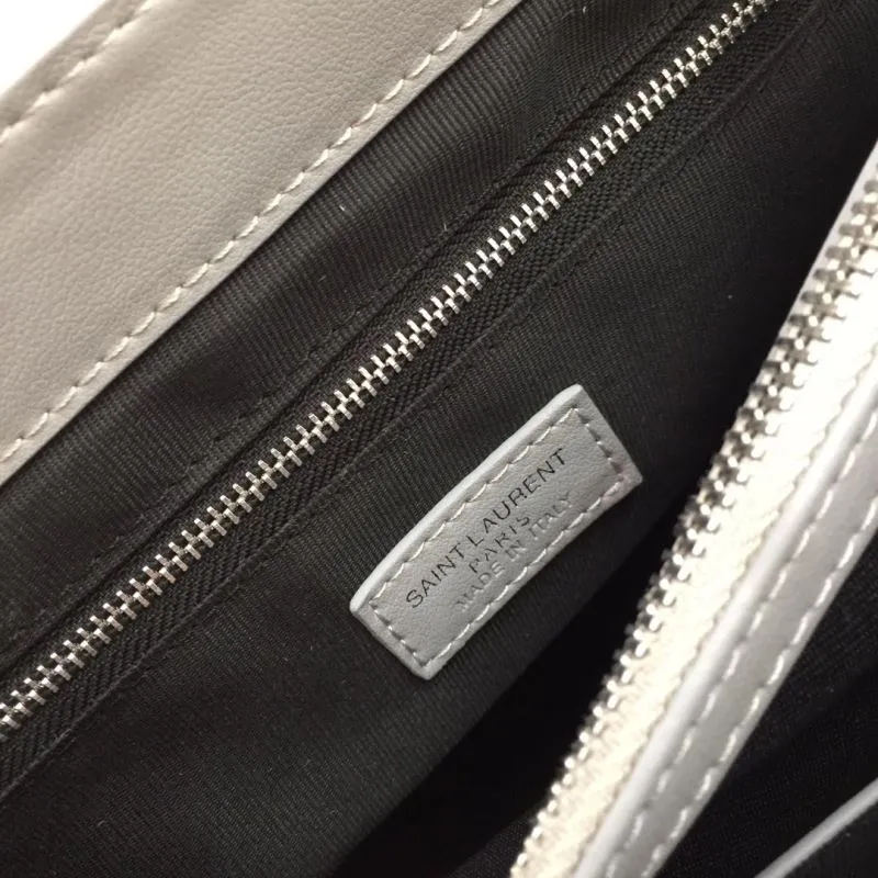 YSL Gray Chain Shoulder Bag 6966 - Image 9