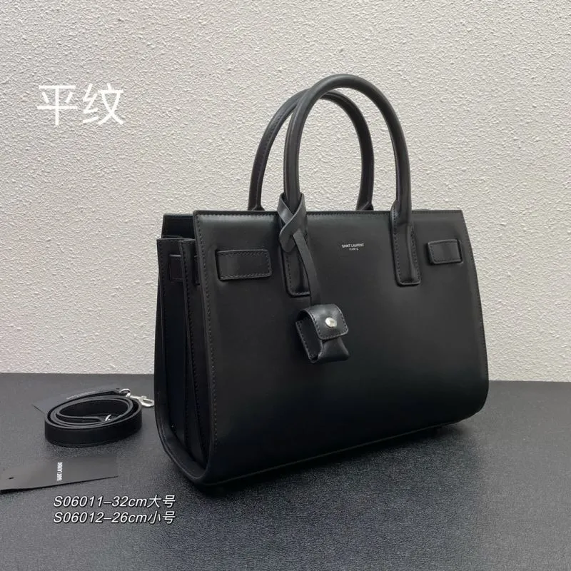 Alternative view of Saint Laurent Black Top Handle Bag S06011 Large 32cm