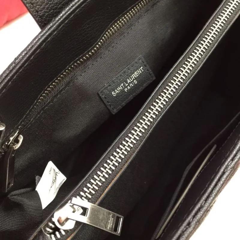 YSL Black Chevron Tote Bag 86035 Size 32.25.10cm - Image 9