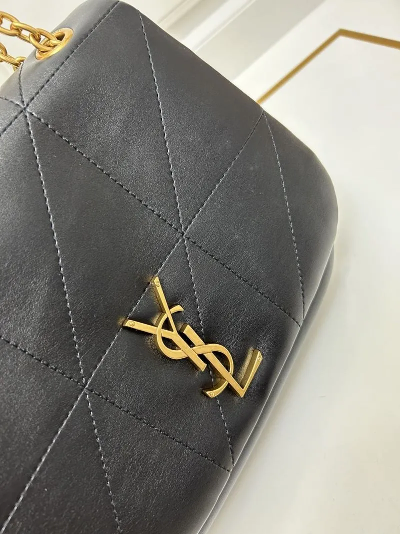 YSL Black Medium Top Handle Chain Shoulder Bag 916 - Image 5