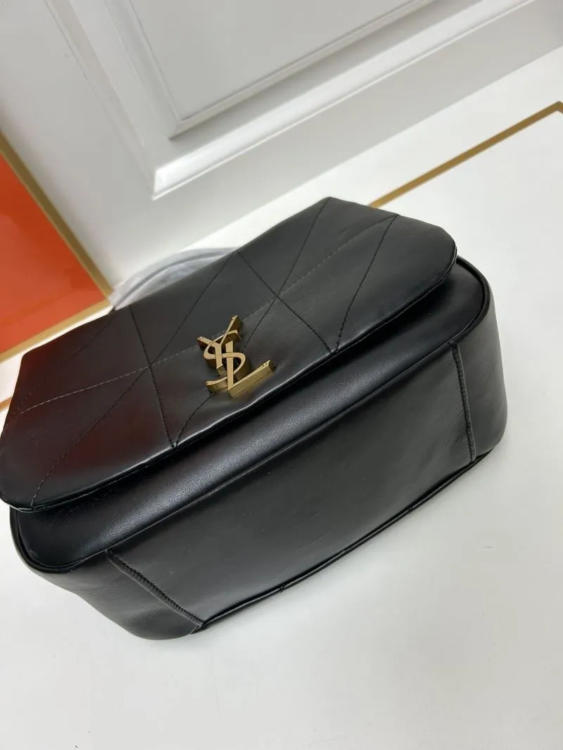 YSL Black Medium Top Handle Chain Shoulder Bag 916 - Image 7