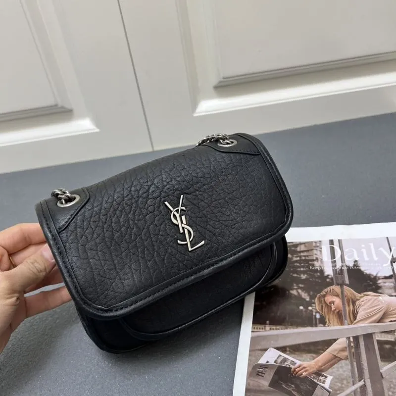 YSL Black Chain Shoulder Bag Z163360 - Image 3