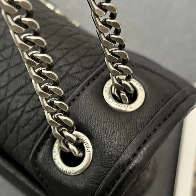 YSL Black Chain Shoulder Bag Z163360 - Image 7
