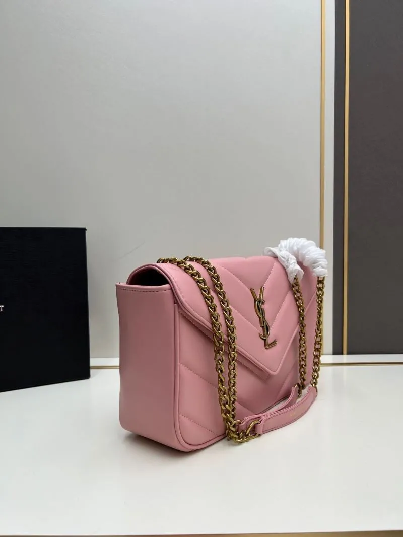 YSL Pink Chain Shoulder Bag 6146 - Image 3