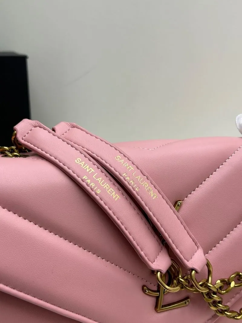 YSL Pink Chain Shoulder Bag 6146 - Image 6